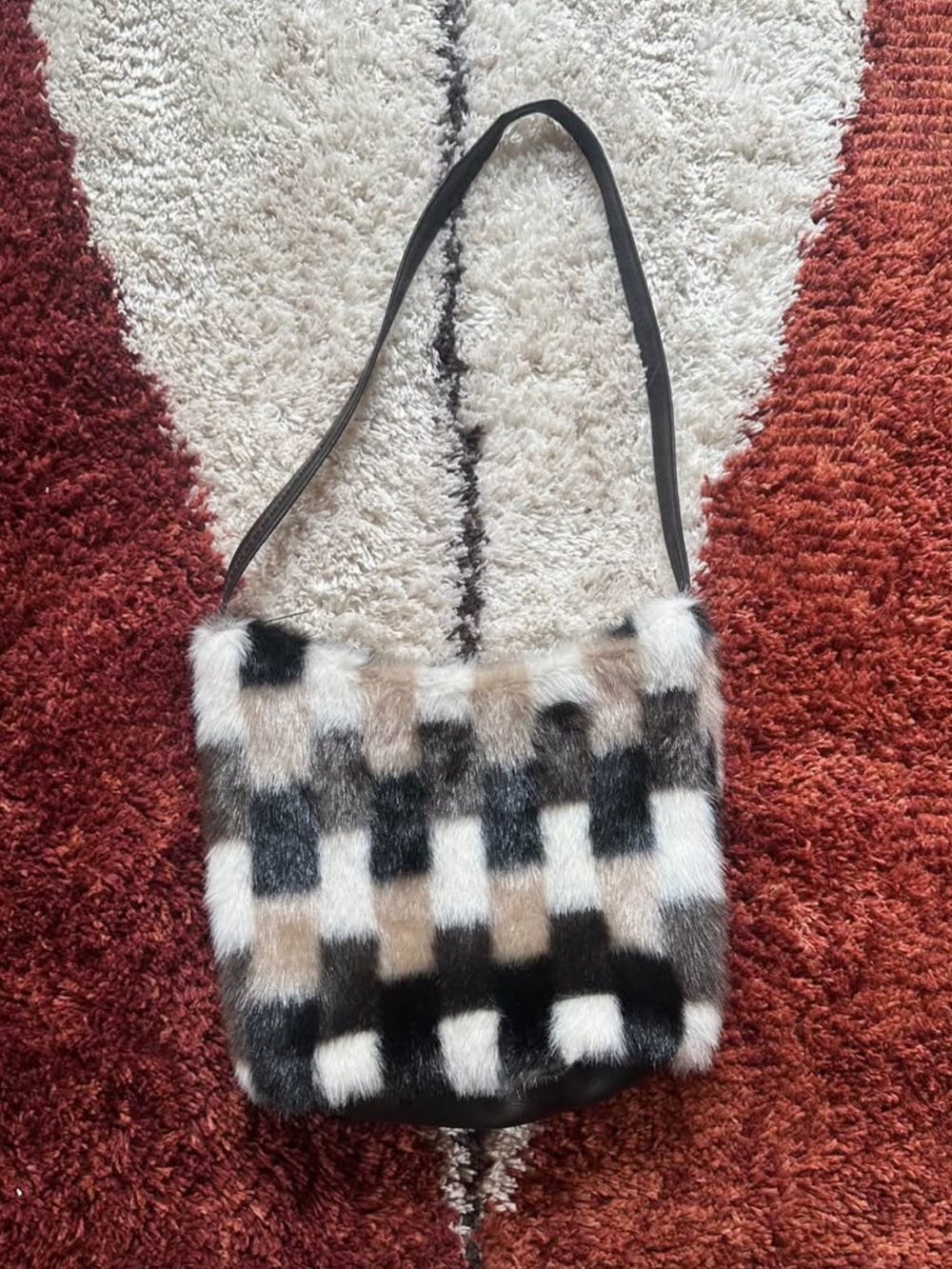 Vintage 1970’s Faux Fur Purse